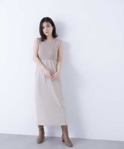 NATURAL BEAUTY BASIC(ナチュラルビューティーベーシック)の「◇ツイードジャケット&ナローワンピース(ワンピース・レディース・ブラック系その他/ベージュ系その他・P/S/MEDIUM)」の15枚目の写真