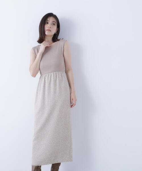 NATURAL BEAUTY BASIC(ナチュラルビューティーベーシック)の「◇ツイードジャケット&ナローワンピース(ワンピース・レディース・ブラック系その他/ベージュ系その他・P/S/MEDIUM)」の11枚目の写真