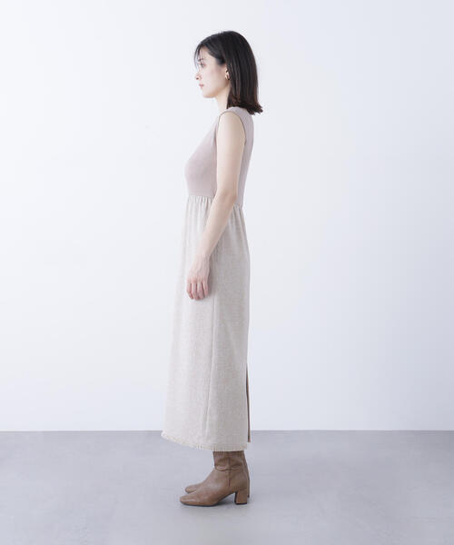 NATURAL BEAUTY BASIC(ナチュラルビューティーベーシック)の「◇ツイードジャケット&ナローワンピース(ワンピース・レディース・ブラック系その他/ベージュ系その他・P/S/MEDIUM)」の10枚目の写真