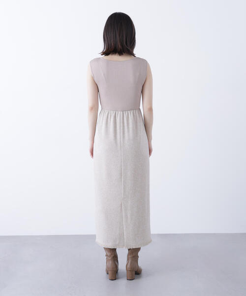 NATURAL BEAUTY BASIC(ナチュラルビューティーベーシック)の「◇ツイードジャケット&ナローワンピース(ワンピース・レディース・ブラック系その他/ベージュ系その他・P/S/MEDIUM)」の9枚目の写真