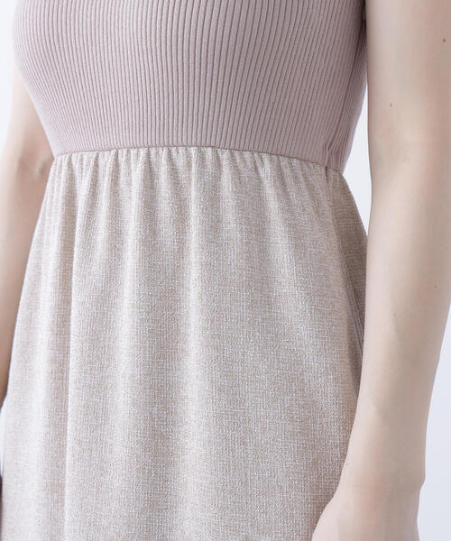 NATURAL BEAUTY BASIC(ナチュラルビューティーベーシック)の「◇ツイードジャケット&ナローワンピース(ワンピース・レディース・ブラック系その他/ベージュ系その他・P/S/MEDIUM)」の5枚目の写真