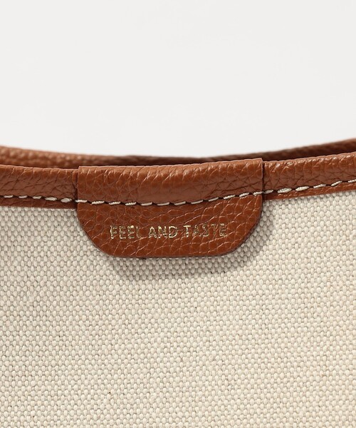 FEEL AND TASTE（フィールアンドテイスト）の「FEEL AND TASTE bar-knot bucket（ショルダーバッグ・レディース・ブラック系その他/ライトベージュ・FREE）」の9枚目の写真