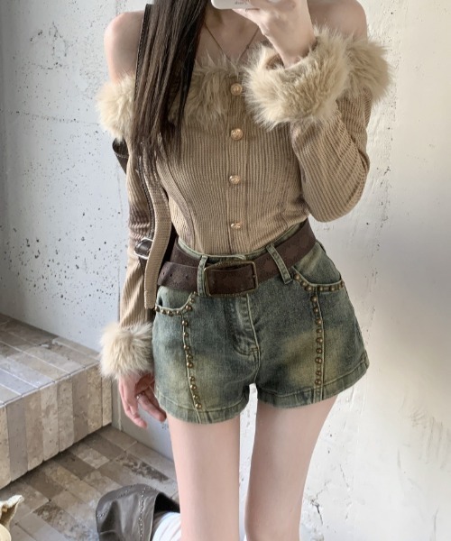 LL.AM ラメ加工ダメージショートパンツ 25インチ 5点セット セール