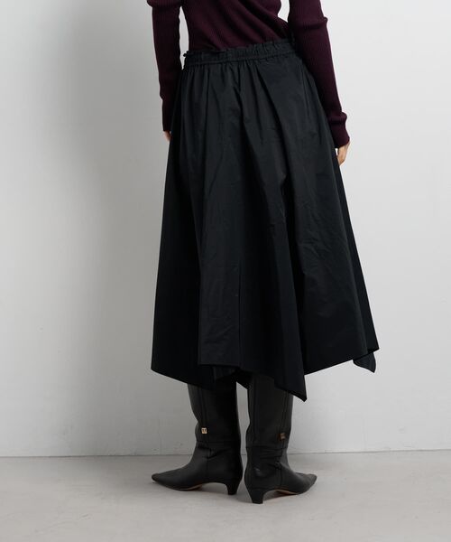 LANVIN en Bleu（ランバンオンブルー）の「アシンメトリーヘムスカート（スカート・レディース・チャコールグレー/ブラック・38/36）」の16枚目の写真