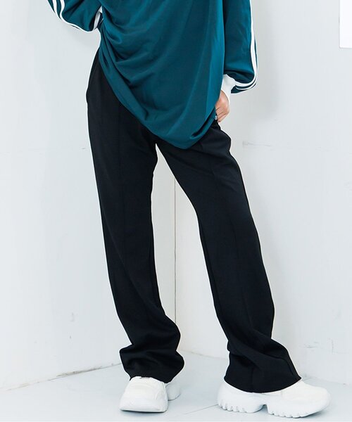 algy(アルジー)の「フレアカットパンツ(その他パンツ・キッズ・ブラック・SMALL/MEDIUM/X-SMALL/XX-SMALL)」の1枚目の写真