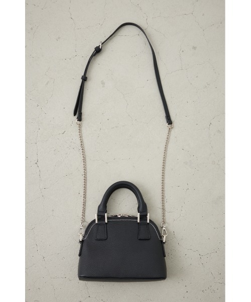 AZUL by moussy(アズールバイマウジー)の「ダブルジッパーミニバッグ(ショルダーバッグ・レディース・ブラック/グレー/シルバー/レッド・FREE)」の11枚目の写真