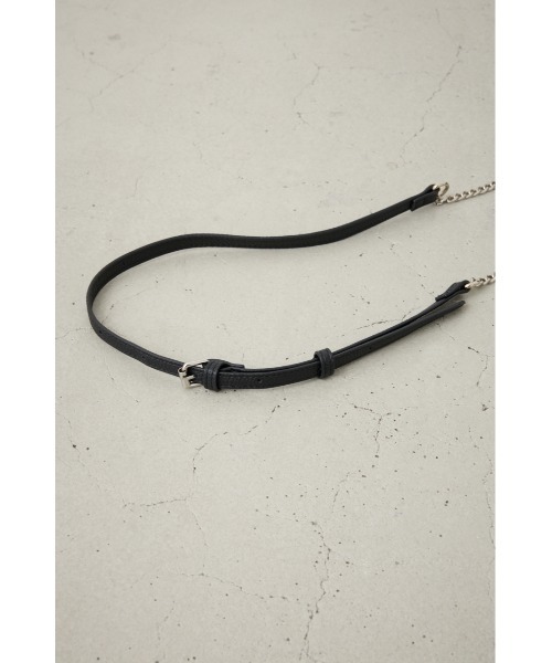 AZUL by moussy(アズールバイマウジー)の「ダブルジッパーミニバッグ(ショルダーバッグ・レディース・ブラック/グレー/シルバー/レッド・FREE)」の12枚目の写真