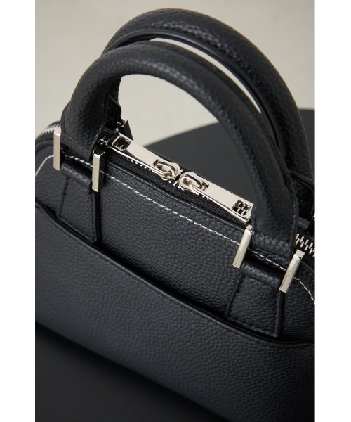 AZUL by moussy(アズールバイマウジー)の「ダブルジッパーミニバッグ(ショルダーバッグ・レディース・ブラック/グレー/シルバー/レッド・FREE)」の13枚目の写真