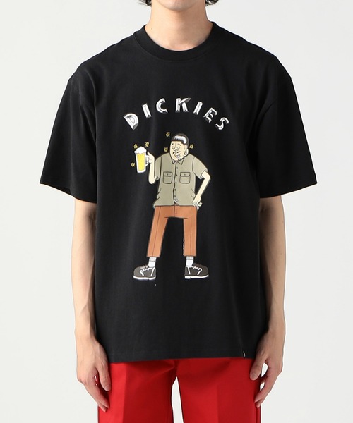 Dickies(ディッキーズ)の「DickiesxESOW 半袖Tシャツ(beer)(Tシャツ/カットソー・メンズ・ブラック/ホワイト/サックスブルー・LARGE/MEDIUM/X-LARGE)」の3枚目の写真