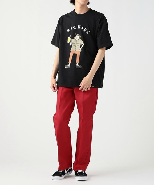 Dickies(ディッキーズ)の「DickiesxESOW 半袖Tシャツ(beer)(Tシャツ/カットソー・メンズ・ブラック/ホワイト/サックスブルー・LARGE/MEDIUM/X-LARGE)」の20枚目の写真