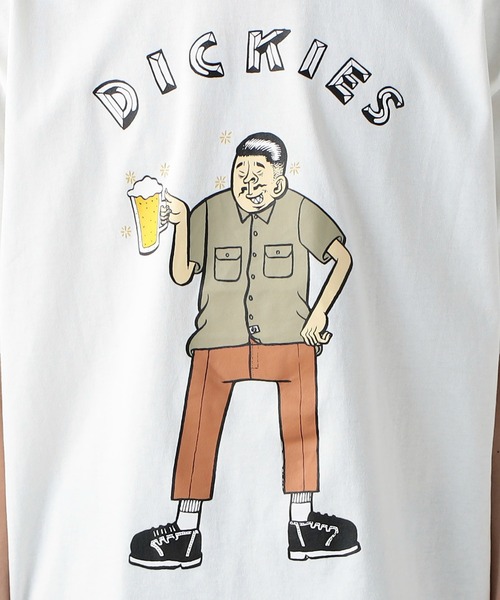 Dickies(ディッキーズ)の「DickiesxESOW 半袖Tシャツ(beer)(Tシャツ/カットソー・メンズ・ブラック/ホワイト/サックスブルー・LARGE/MEDIUM/X-LARGE)」の9枚目の写真