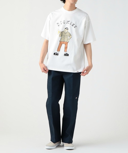 Dickies(ディッキーズ)の「DickiesxESOW 半袖Tシャツ(beer)(Tシャツ/カットソー・メンズ・ブラック/ホワイト/サックスブルー・LARGE/MEDIUM/X-LARGE)」の11枚目の写真