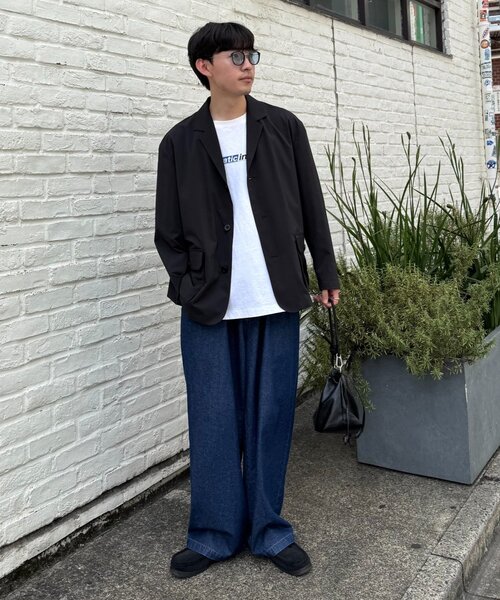 MoL(モル)の「【MOL】ドライバーズテーラードワークジャケット(ブルゾン・レディース・ブラック/チャコールグレー/ネイビー・MEDIUM/LARGE)」の14枚目の写真