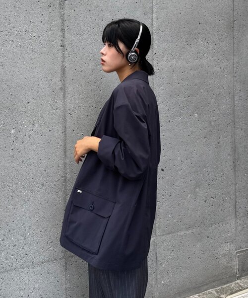 ジャケット・アウター mol MOL】ドライバーズテーラードワークジャケット（ブルゾン）｜MoL