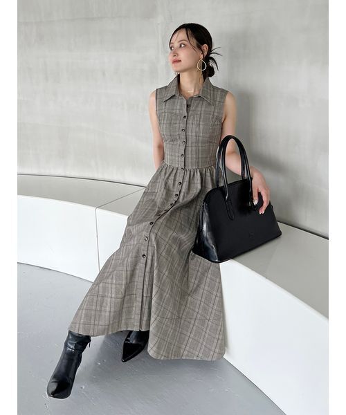 SNIDEL Sustainableコルセットディテールシャツワンピース Sustainableコルセットディテールシャツワンピース（ワンピース