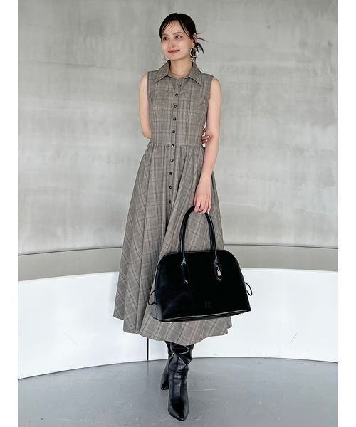 Sustainableコルセットディテールシャツワンピース（ワンピース