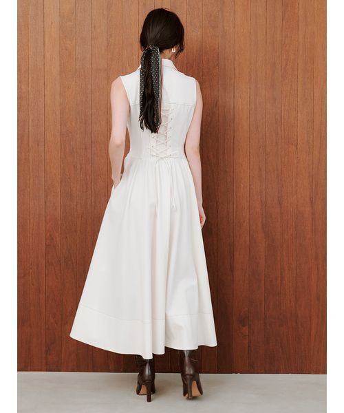 Sustainableコルセットディテールシャツワンピース（ワンピース