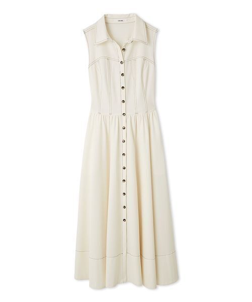 Sustainableコルセットディテールシャツワンピース（ワンピース