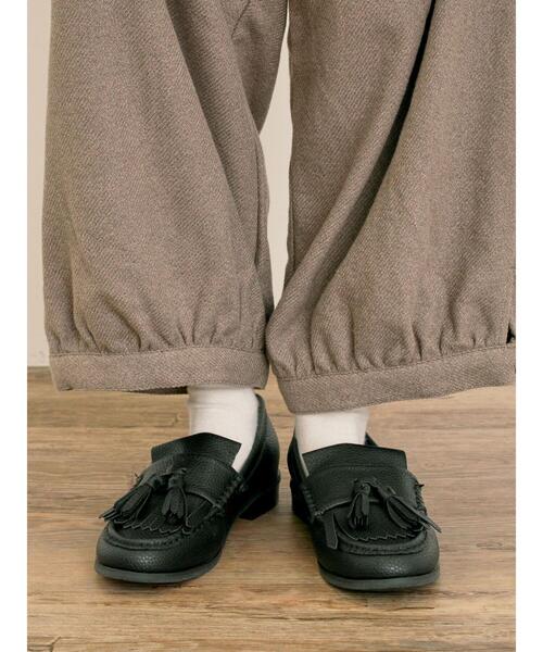 Samansa Mos2（サマンサ モスモス）の「タッセルローファー（ドレスシューズ・レディース・ダークブラウン/ブラック・XL/L/S/M）」の5枚目の写真