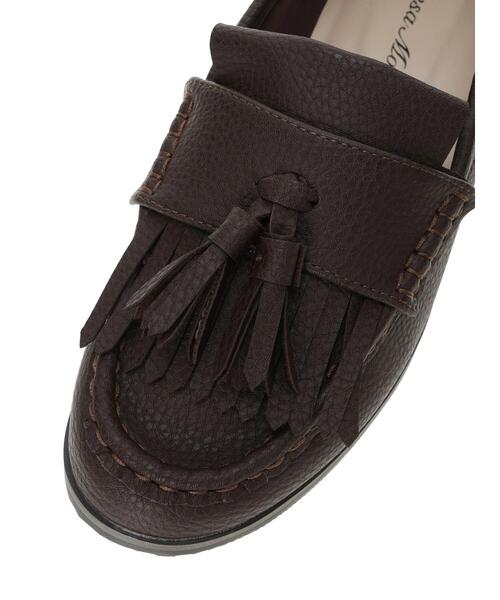 Samansa Mos2（サマンサ モスモス）の「タッセルローファー（ドレスシューズ・レディース・ダークブラウン/ブラック・XL/L/S/M）」の14枚目の写真