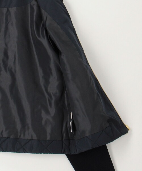 MICO COULIER(ミコクリエ)の「中綿×ニット2WAY切替ジャケット(ブルゾン・レディース・キナリ/ネイビー/ブラック・38)」の17枚目の写真