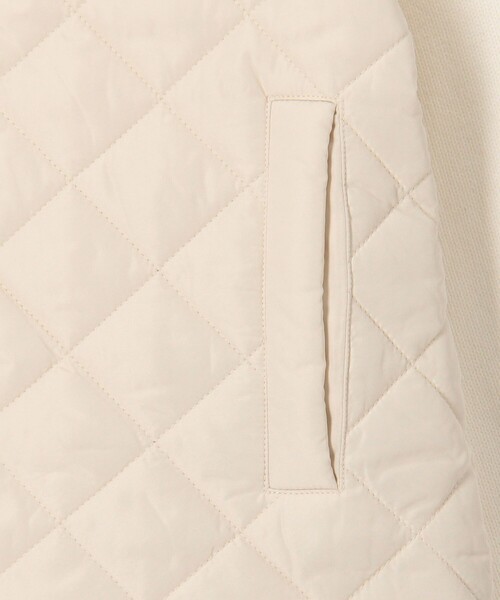 MICO COULIER(ミコクリエ)の「中綿×ニット2WAY切替ジャケット(ブルゾン・レディース・キナリ/ネイビー/ブラック・38)」の11枚目の写真