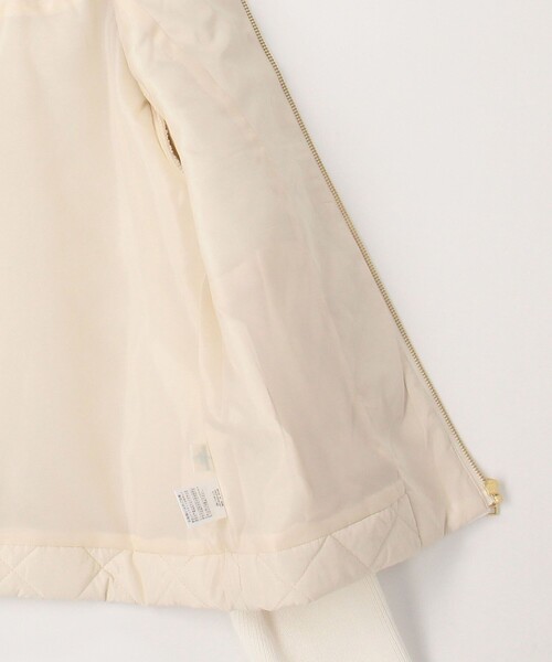 MICO COULIER(ミコクリエ)の「中綿×ニット2WAY切替ジャケット(ブルゾン・レディース・キナリ/ネイビー/ブラック・38)」の9枚目の写真