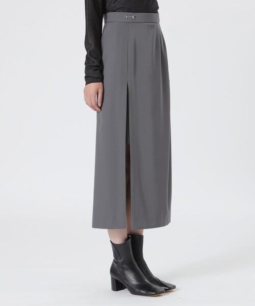 LOVELESS（ラブレス）の「ラップスリットスカート（スカート・レディース・チャコールグレー/ブラック・36/34）」の12枚目の写真