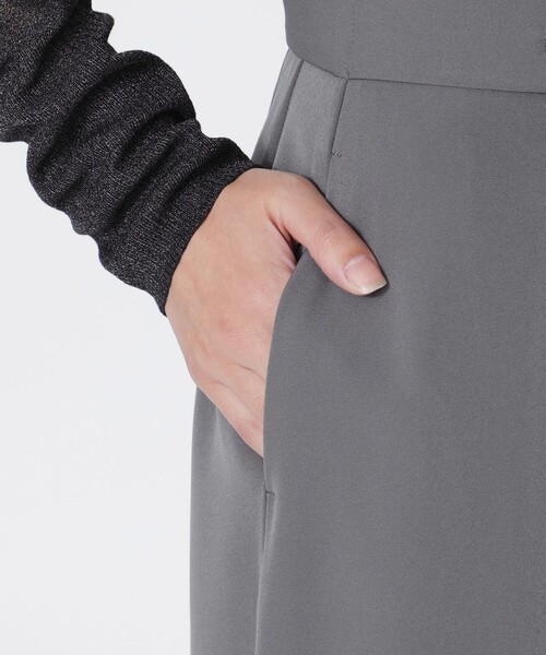 LOVELESS（ラブレス）の「ラップスリットスカート（スカート・レディース・チャコールグレー/ブラック・36/34）」の14枚目の写真