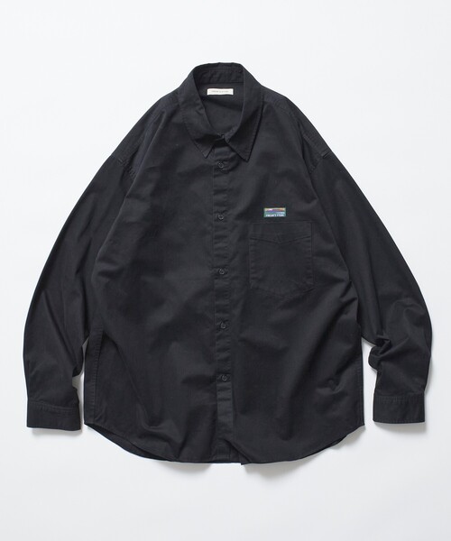 FREAK'S STORE(フリークスストア)の「限定展開 Relax Fit リラックスフィット ガーメントダイ レギュラーカラーシャツ(シャツ/ブラウス・メンズ・ブラック/オリーブ/チャコールグレー/ベージュ・LARGE/MEDIUM/SMALL)」の6枚目の写真