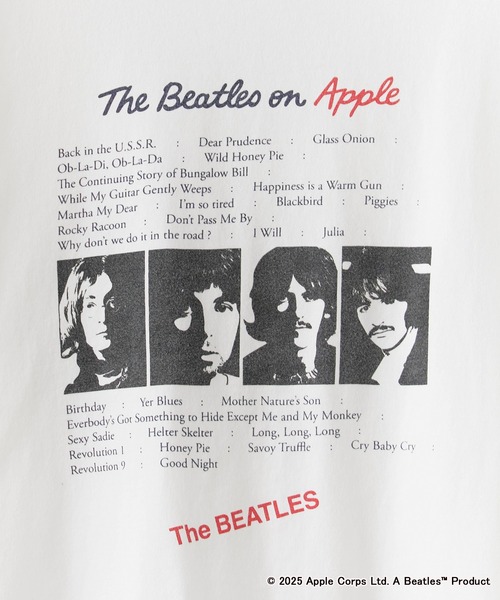GOOD ROCK SPEED(グッドロックスピード)の「GOOD ROCK SPEED/グッドロックスピード BEATLES Big LS shirts ロンT(Tシャツ/カットソー・メンズ・ホワイト・M/XL/L)」の8枚目の写真