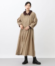新品 Natural by studio CLIP 綿麻デニムコートワンピース studio CLIP（スタディオクリップ）の「《Natural by studio