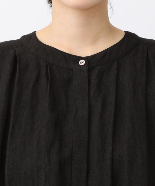 新品 Natural by studio CLIP 綿麻デニムコートワンピース studio CLIP（スタディオクリップ）の「《Natural by studio