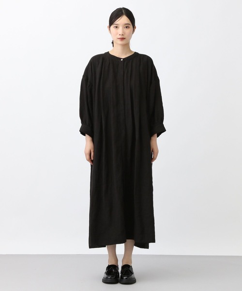 セール】《natural by clip》リネンタックコートワンピース