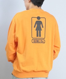 GIRL（ガール）の「GIRL/ガール HERITAGE UNBOXED OG CREW  スウェット GR25FUM03（スウェット）」