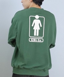 GIRL/ガール HERITAGE UNBOXED OG CREW スウェット GR25FUM03