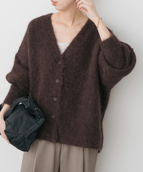 アルパカ混ニットカーディガン（カーディガン/ボレロ）｜Spick