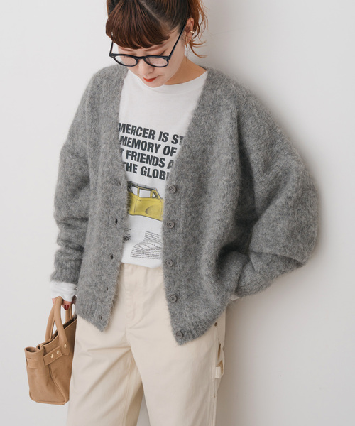 セール】アルパカ混ニットカーディガン（カーディガン/ボレロ）｜Spick