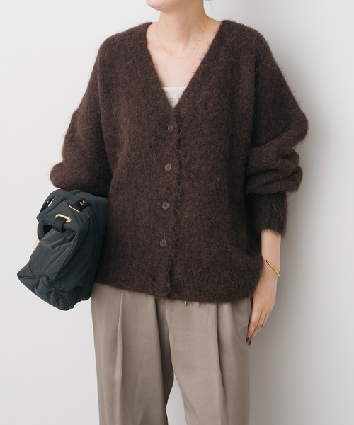 セール】アルパカ混ニットカーディガン（カーディガン/ボレロ）｜Spick