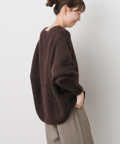アルパカ混ニットカーディガン（カーディガン/ボレロ）｜Spick
