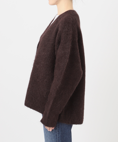 Spick & Span（スピックアンドスパン）の「アルパカ混ニットカーディガン（カーディガン/ボレロ・レディース・グレー/ブラウン・FREE）」の17枚目の写真