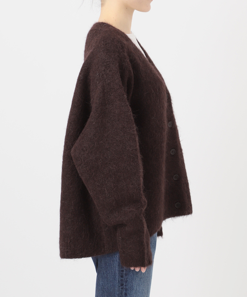 Spick & Span（スピックアンドスパン）の「アルパカ混ニットカーディガン（カーディガン/ボレロ・レディース・グレー/ブラウン・FREE）」の19枚目の写真