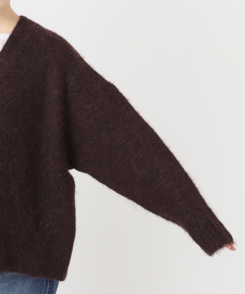 Spick & Span（スピックアンドスパン）の「アルパカ混ニットカーディガン（カーディガン/ボレロ・レディース・グレー/ブラウン・FREE）」の20枚目の写真