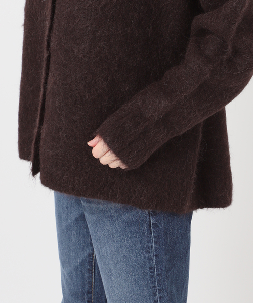 Spick & Span（スピックアンドスパン）の「アルパカ混ニットカーディガン（カーディガン/ボレロ・レディース・グレー/ブラウン・FREE）」の21枚目の写真