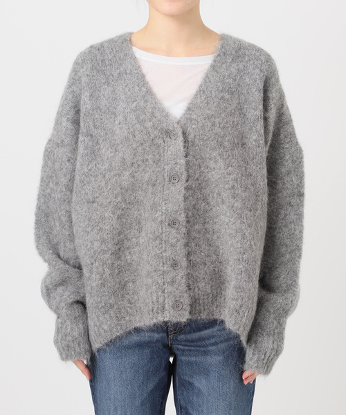 Spick & Span（スピックアンドスパン）の「アルパカ混ニットカーディガン（カーディガン/ボレロ・レディース・グレー/ブラウン・FREE）」の22枚目の写真