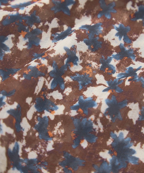 VIS（ビス）の「花柄アソート楊柳ティアードスカート（スカート・レディース・チャコールグレー/ピンク系その他2/ブラウン系その他2・FREE）」の6枚目の写真