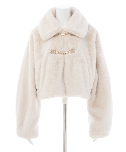 INGNI（イング）の「ビット付エコファージャケット（ブルゾン・レディース・ライトブルー/アイボリー/ライトベージュ・M）」の22枚目の写真