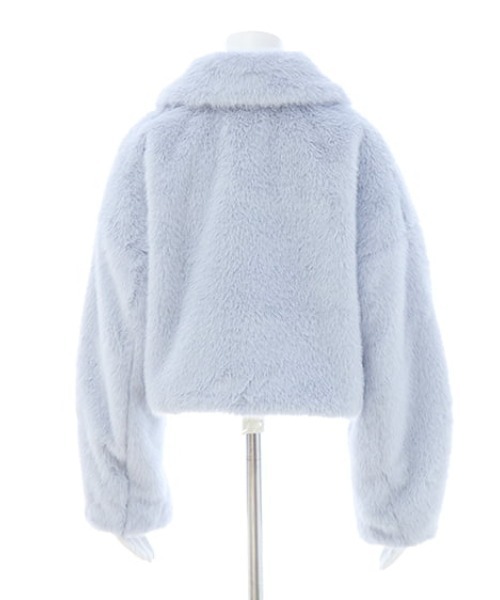 INGNI（イング）の「ビット付エコファージャケット（ブルゾン・レディース・ライトブルー/アイボリー/ライトベージュ・M）」の19枚目の写真