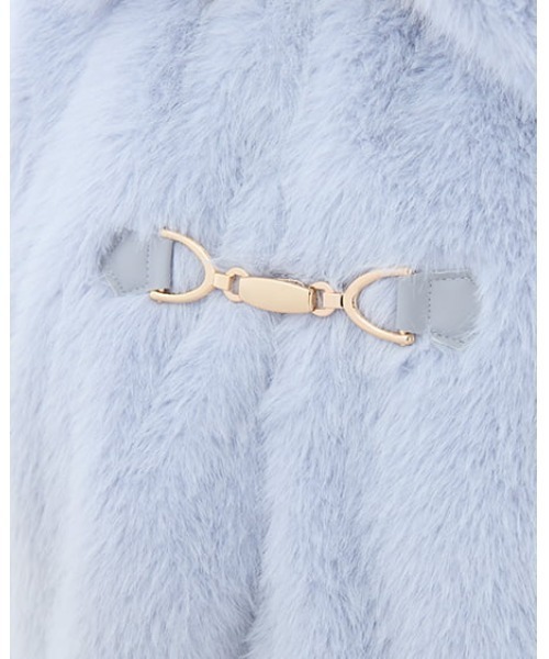 INGNI（イング）の「ビット付エコファージャケット（ブルゾン・レディース・ライトブルー/アイボリー/ライトベージュ・M）」の20枚目の写真