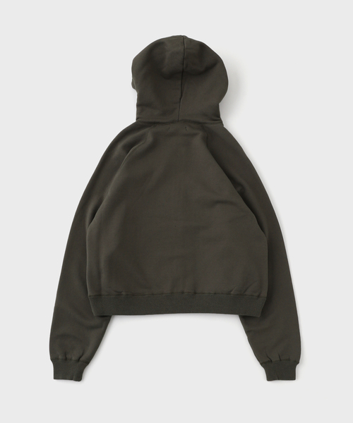 MATSUFUJI(マツフジ)の「MATSUFUJI / マツフジ ZIP UP SWEAT HOODIE(パーカー・メンズ・チャコールグレー/ブラック・2/3)」の3枚目の写真
